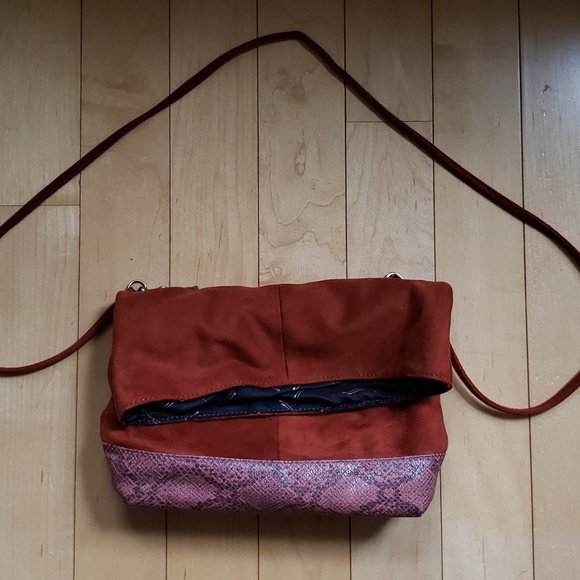 Free People Handbags - Free People Vegan Leather Boho Crossbody